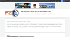 Desktop Screenshot of maci.org.mv