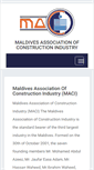 Mobile Screenshot of maci.org.mv