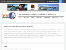Tablet Screenshot of maci.org.mv
